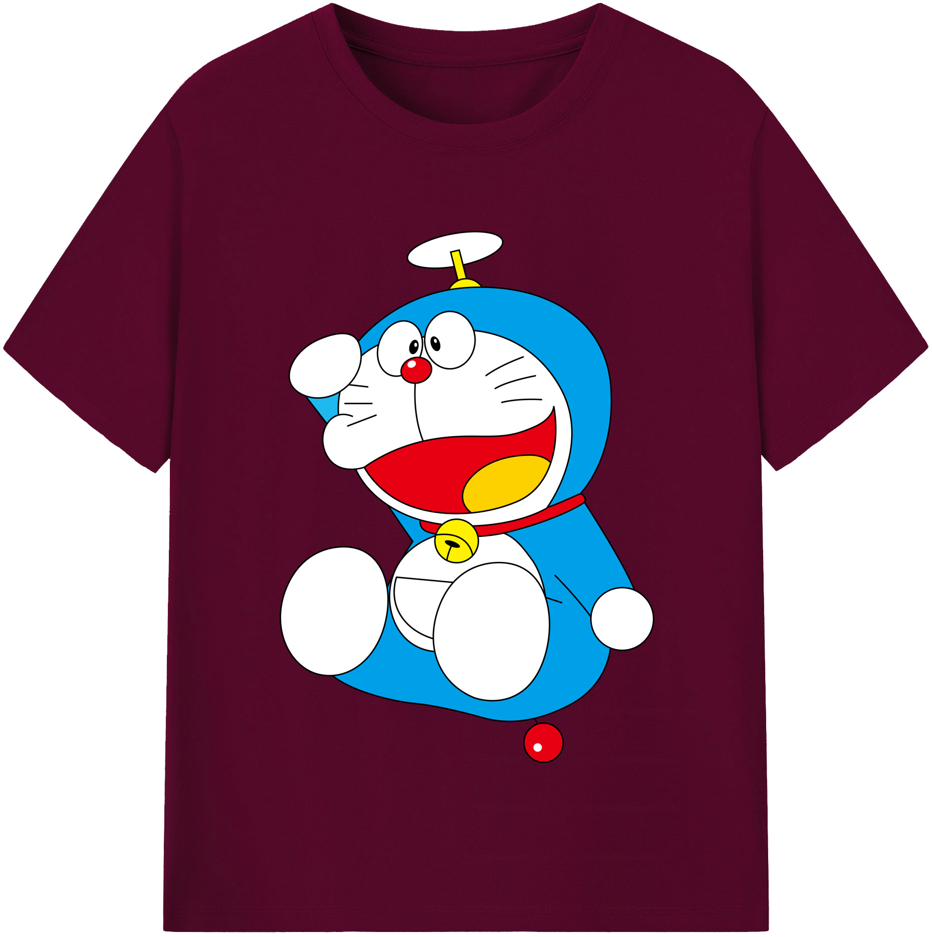 （画像用） ドラえもん Doraemon レディースカジュアルプリントTシャツ（綿100％）